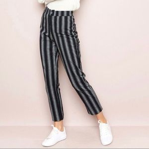 Brandy Melville striped pants OS